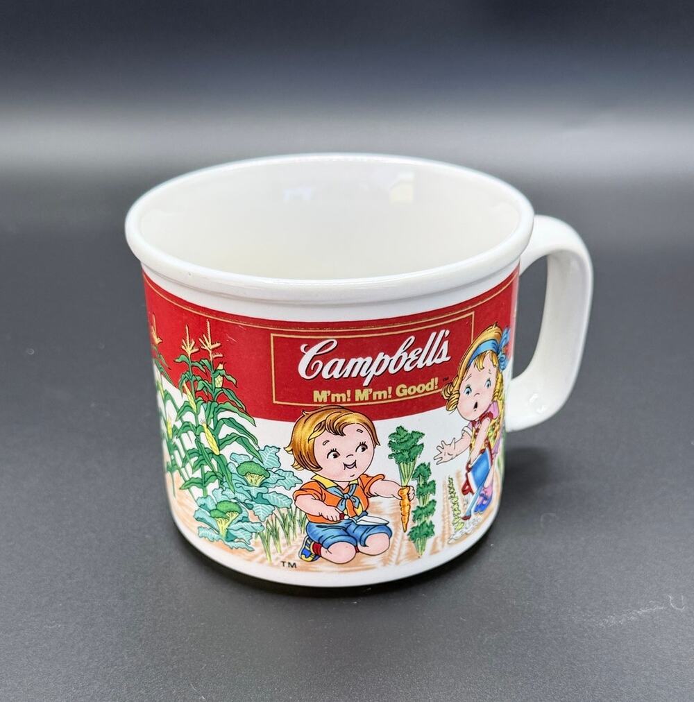 Vintage 1993 Campbell’s Soup Mug Westwood Campbell Kids Advertising